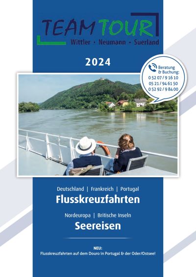 Flusskreuzfahrten und Seereisen 2024